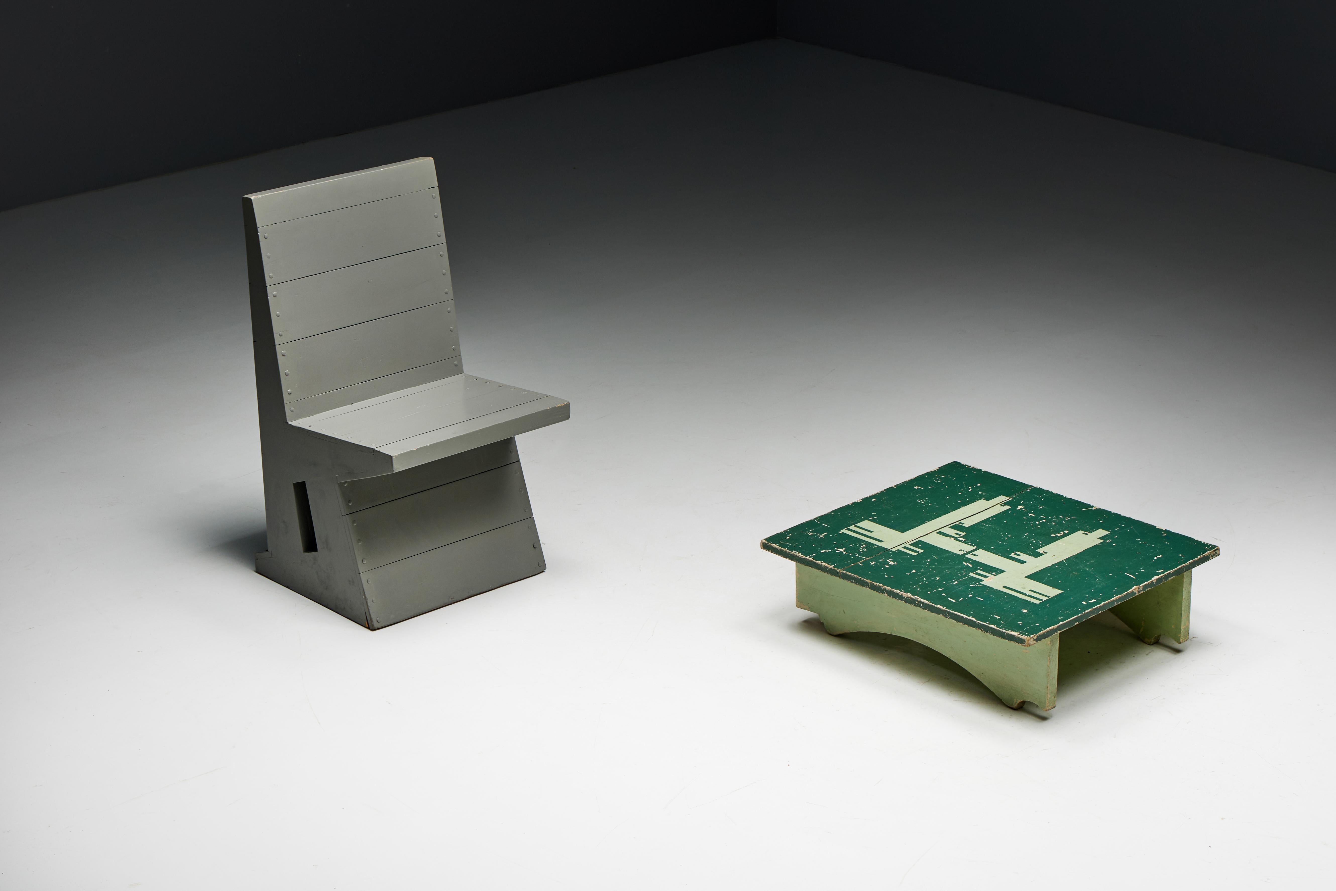 Table d'appoint Populaire vert, France, 19ème siècle en vente 7