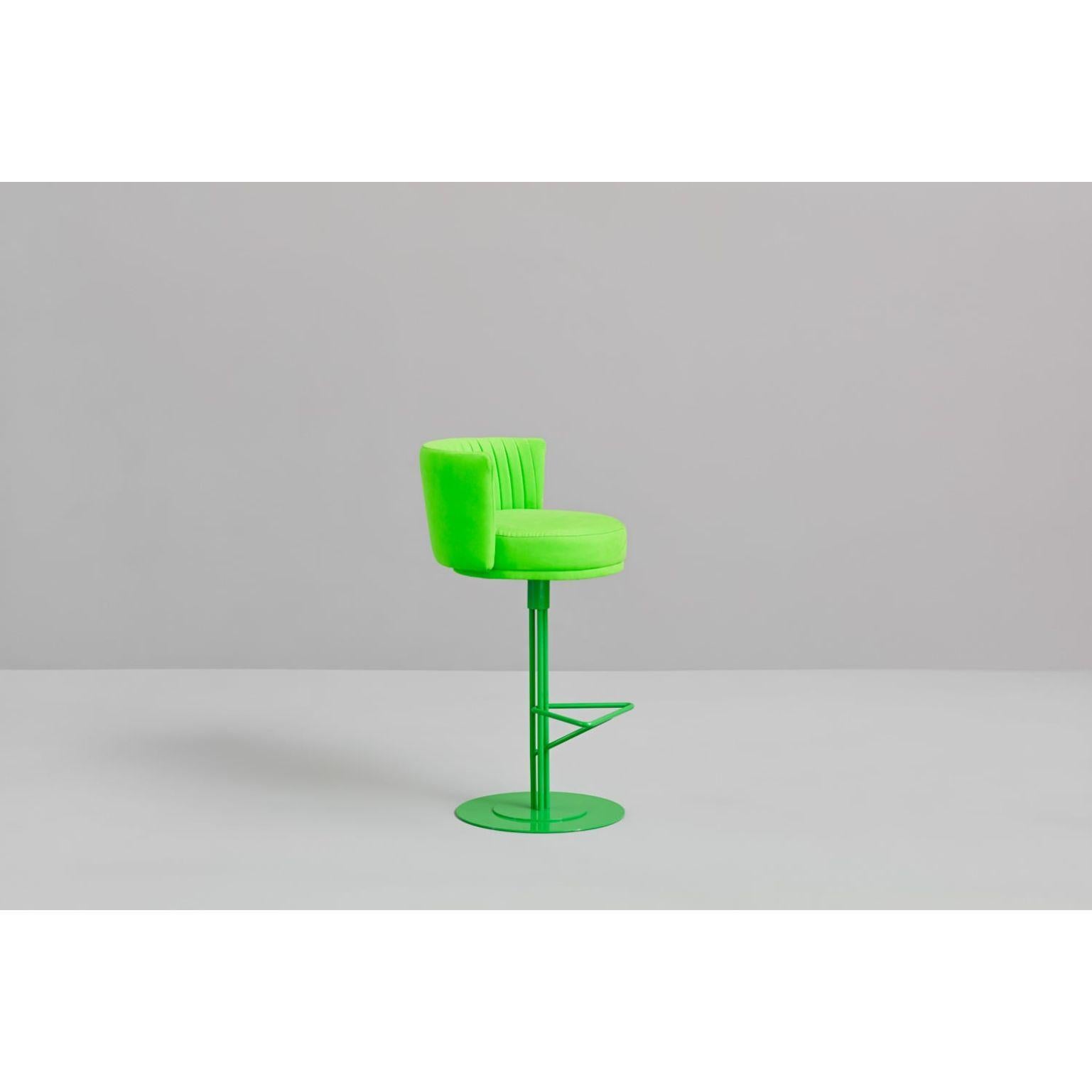Post-Modern Green Athens Stool by Pepe Albargues For Sale