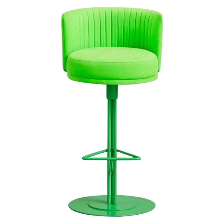Green Athens Stool by Pepe Albargues