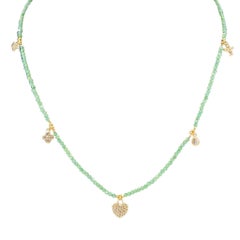 Green Aventurine Beaded Choker Necklace