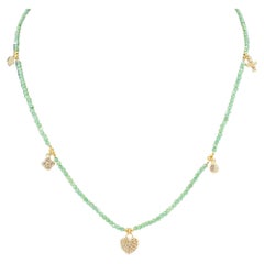 Green Aventurine Beaded Choker Necklace