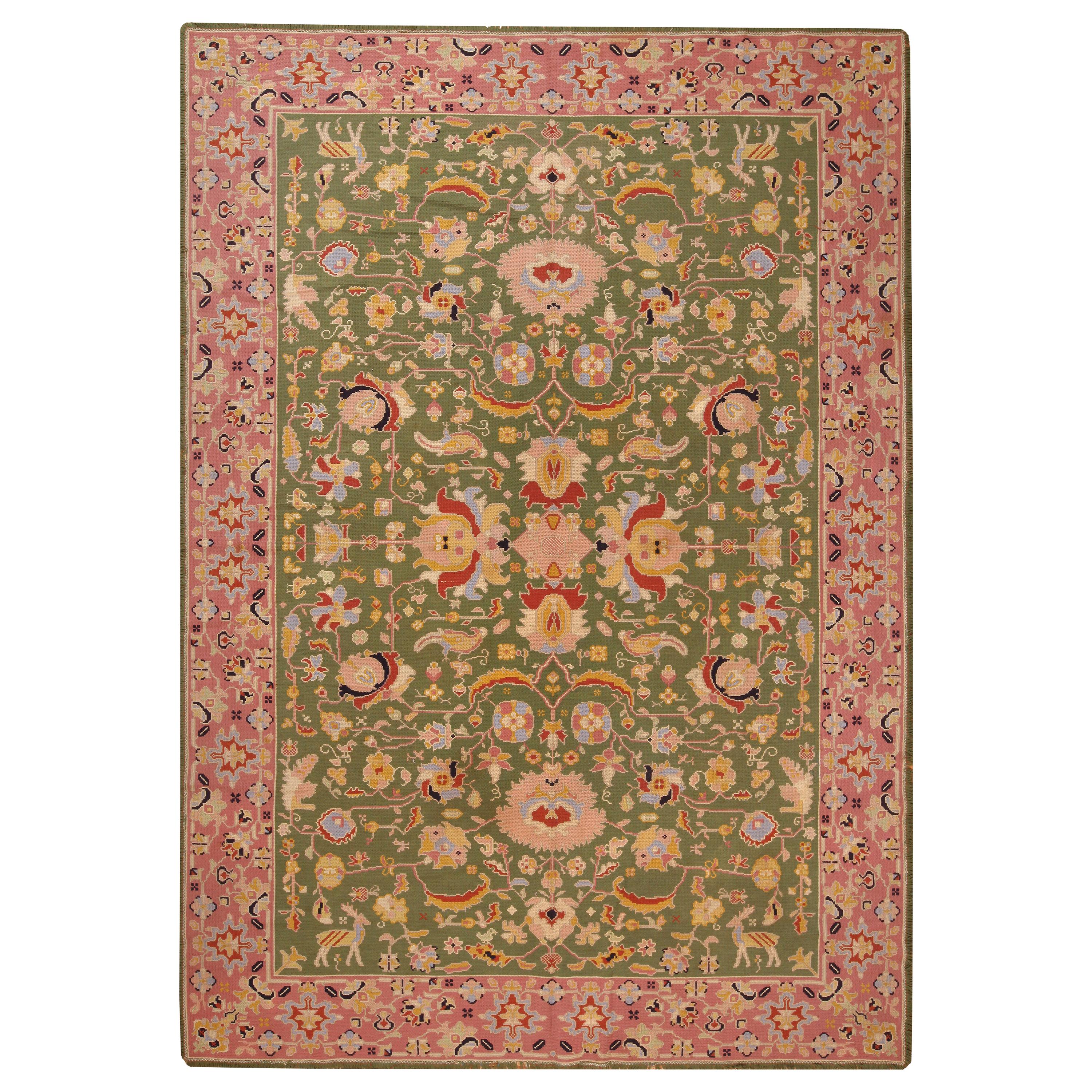 Fine Needlepoint Rug For Sale at 1stDibs