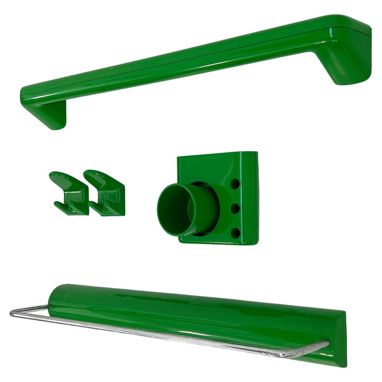 Green Bathroom Set by Makio Hasuike for Gedy, 1970s at 1stDibs