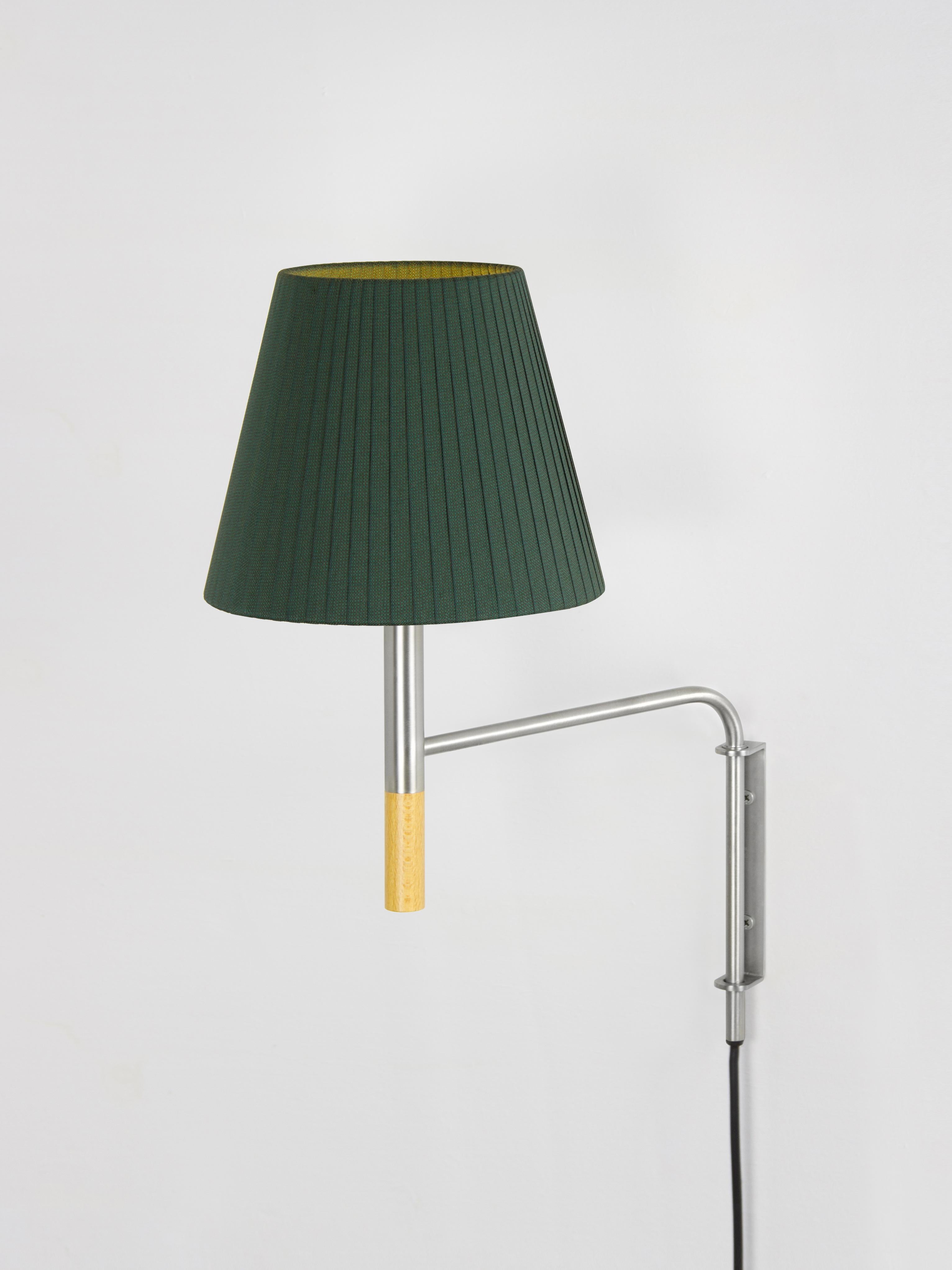 Modern Green BC1 Wall Lamp by Santa & Cole For Sale