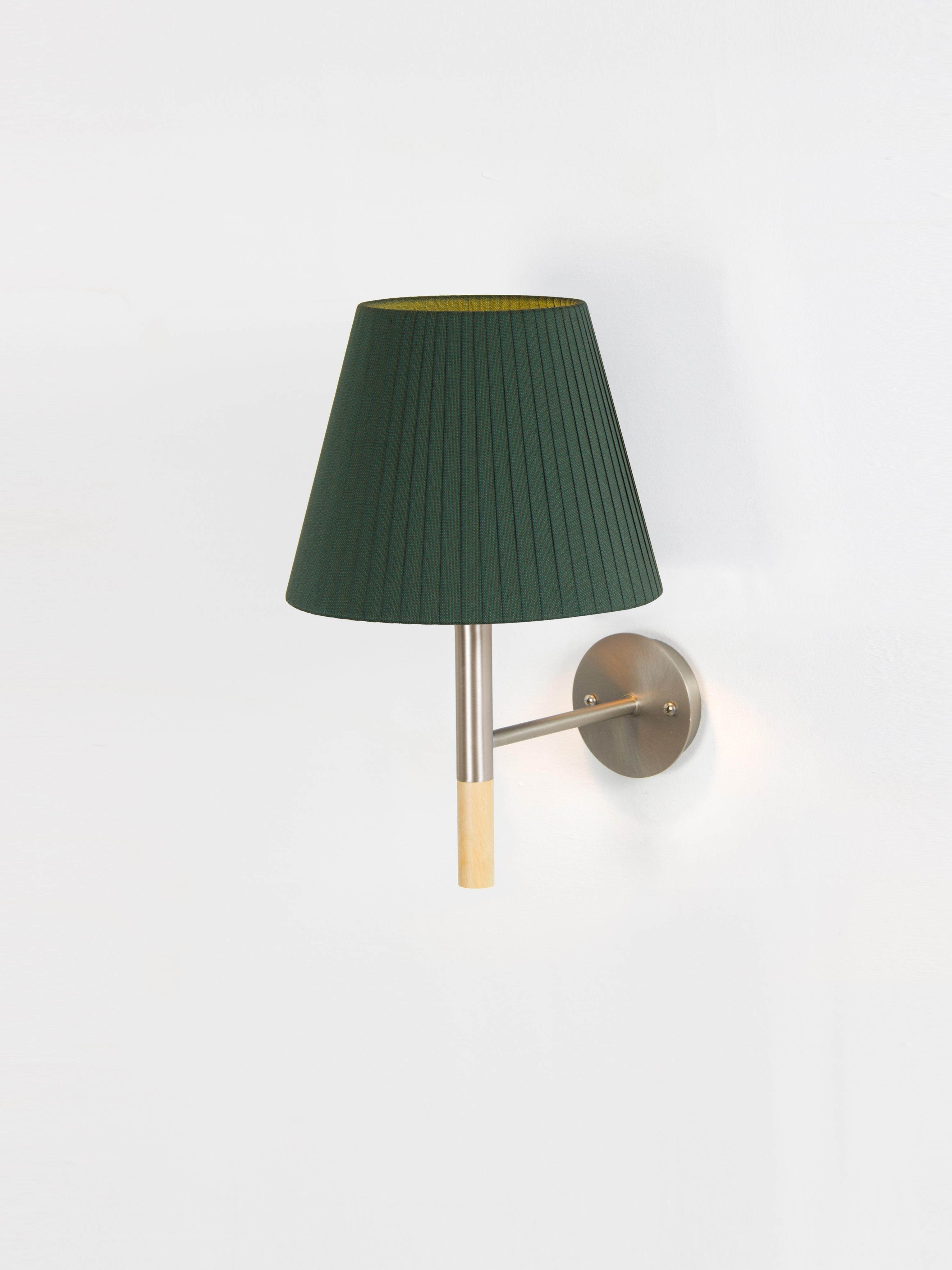 Modern Green BC2 Wall Lamp by Santa & Cole For Sale