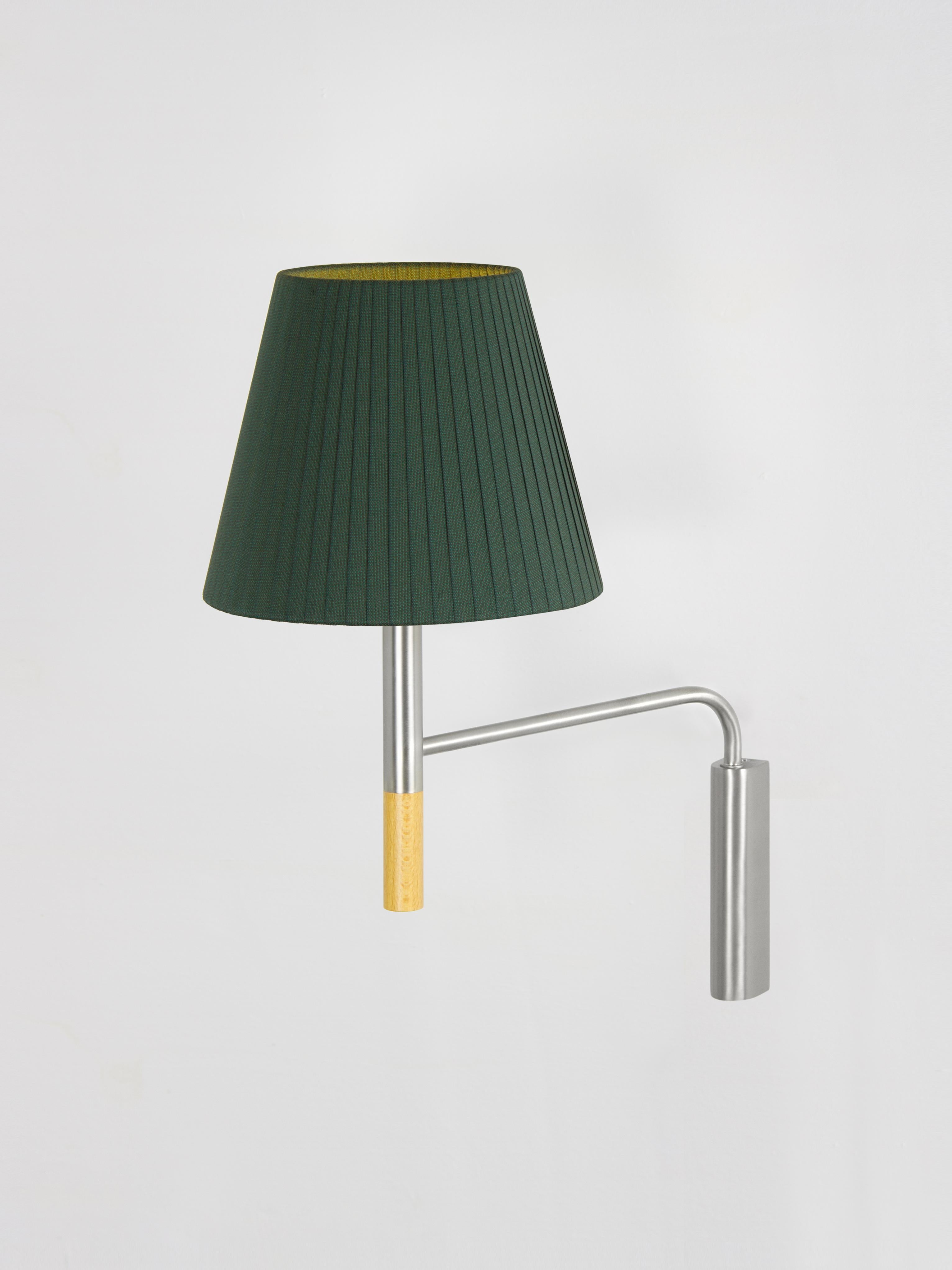 Modern Green BC3 Wall Lamp by Santa & Cole For Sale