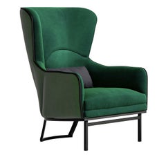 Green Bergère Armchair