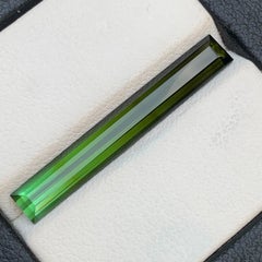 Greene & Greene Nature Tourmaline 5.06 Ct Baguette Cut Loose Gemstone for Pendant