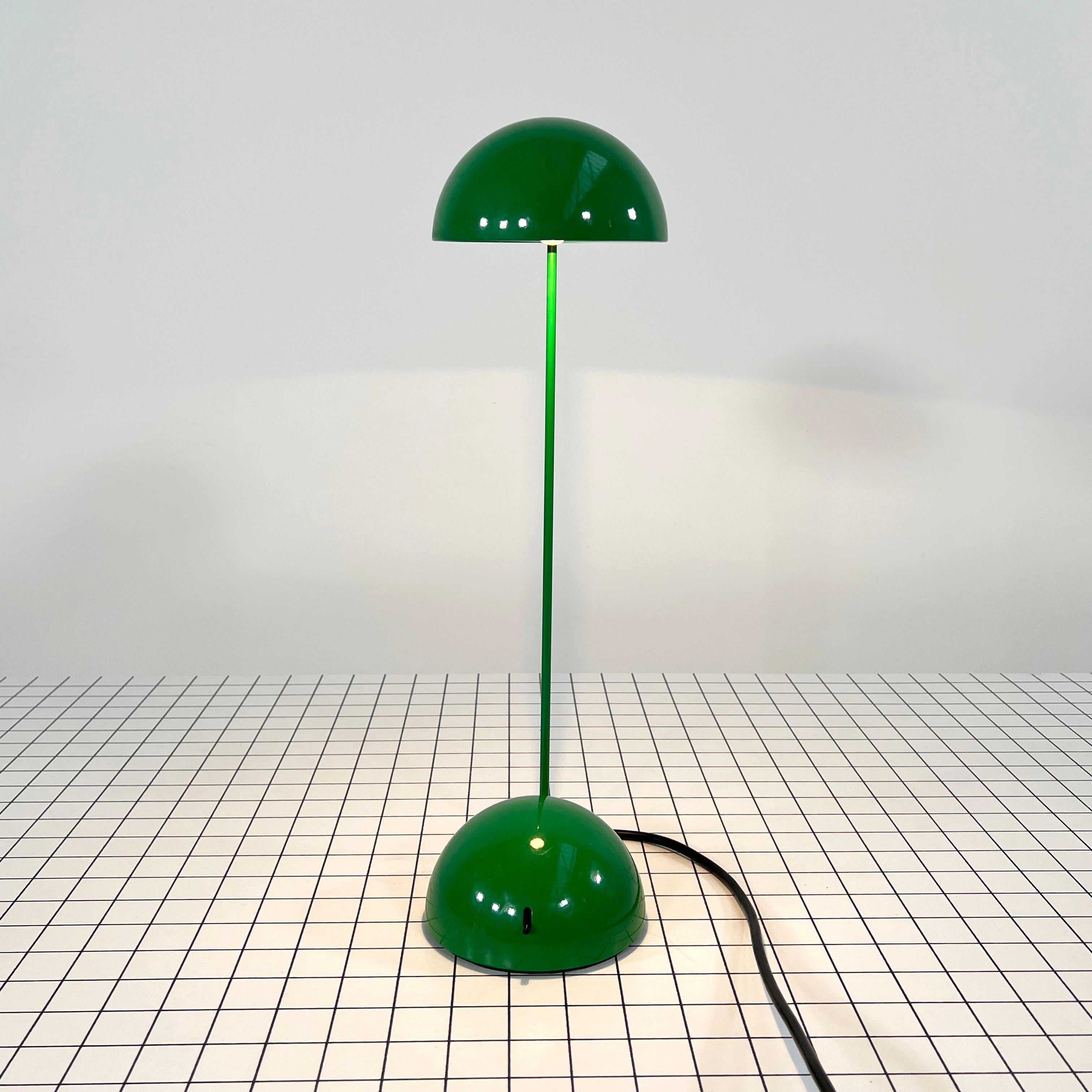Metal Green Bikini Table Lamp by R. Barbieri & G. Marianelli for Tronconi, 1970s