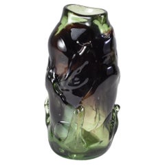Green Biomorphic Vase