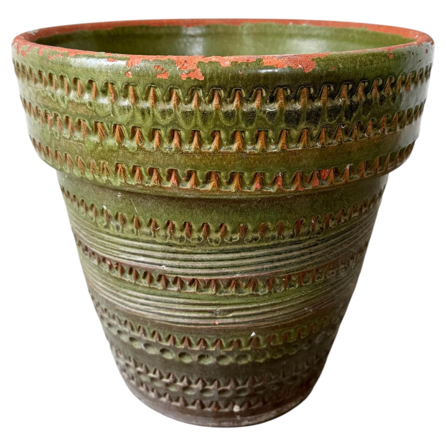 Fioriera in ceramica Greene & Greene, Italia, anni '70