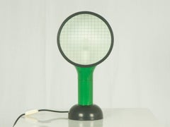 Green & Black Plastic Drive Table Lamp by A.Thiani & A. Dal Lago for Francesconi