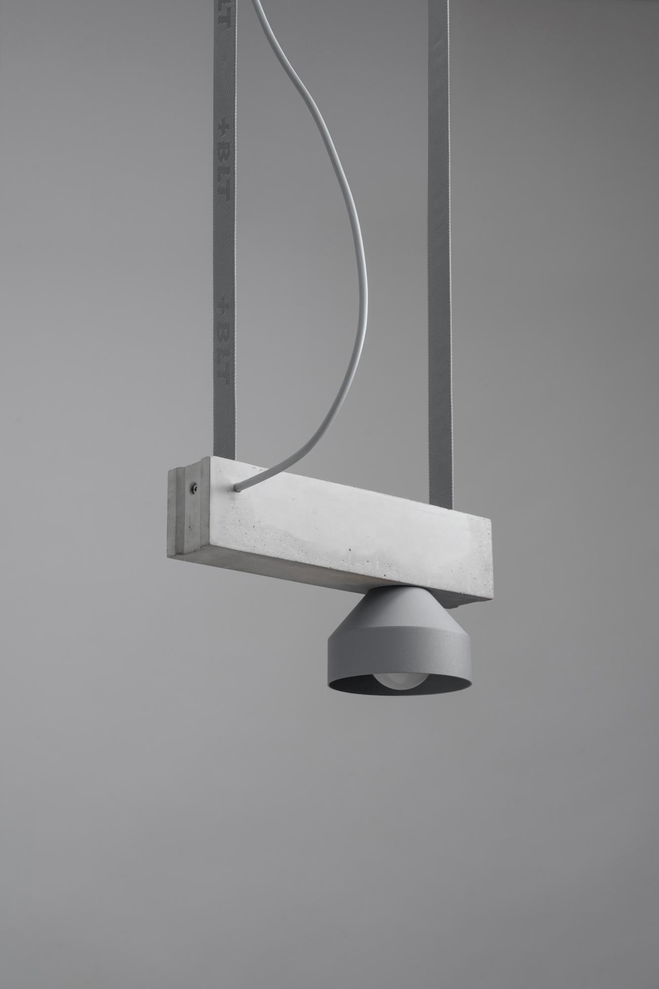 Green Block Pendant Lamp by +kouple For Sale 1