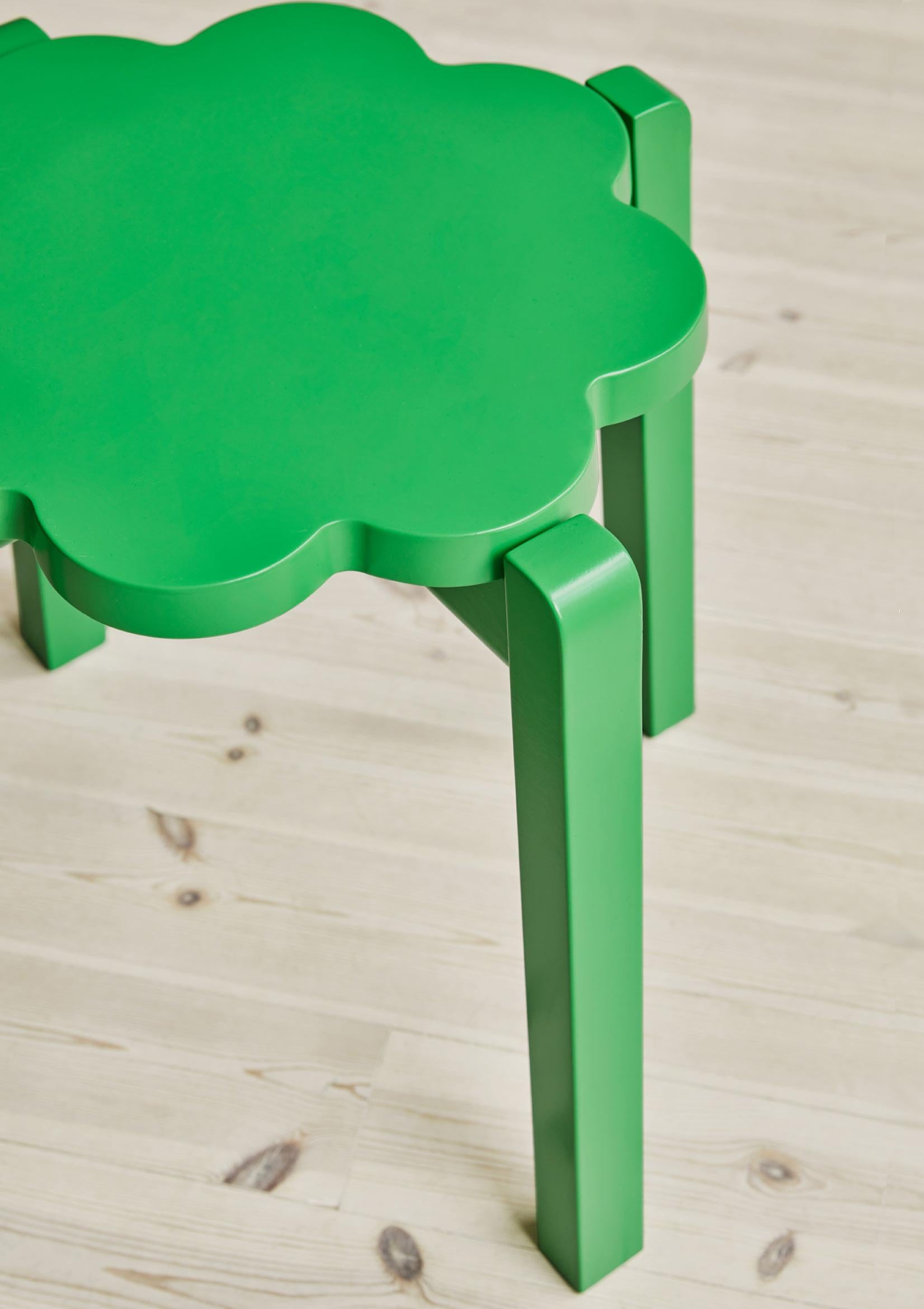 Green Blossom Chair by Storängen Design In New Condition In Geneve, CH