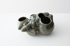 Green Botryoidal Planter by Forma Rosa Studio