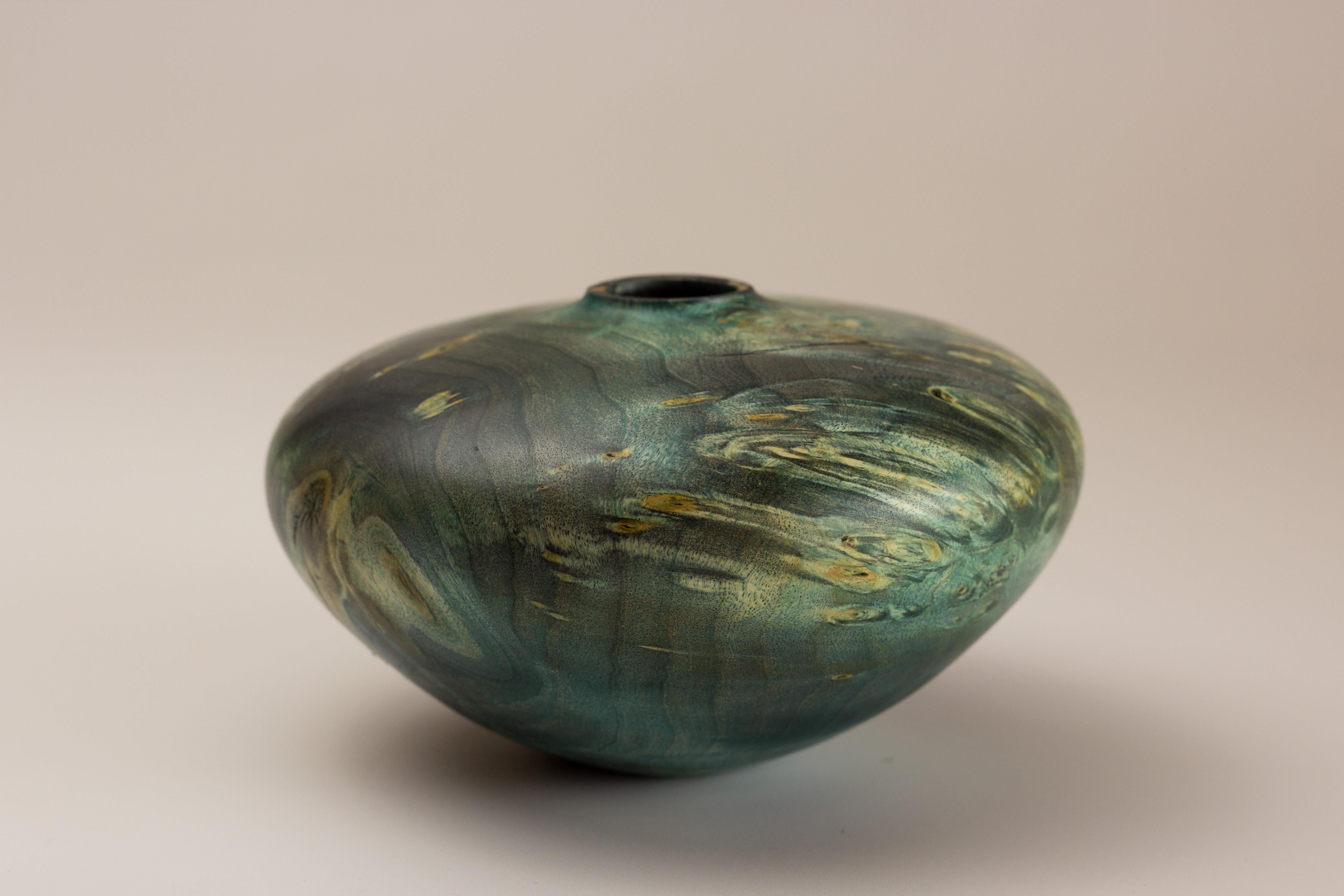 Russian Green Boxelder Burl Form by Vlad Droz