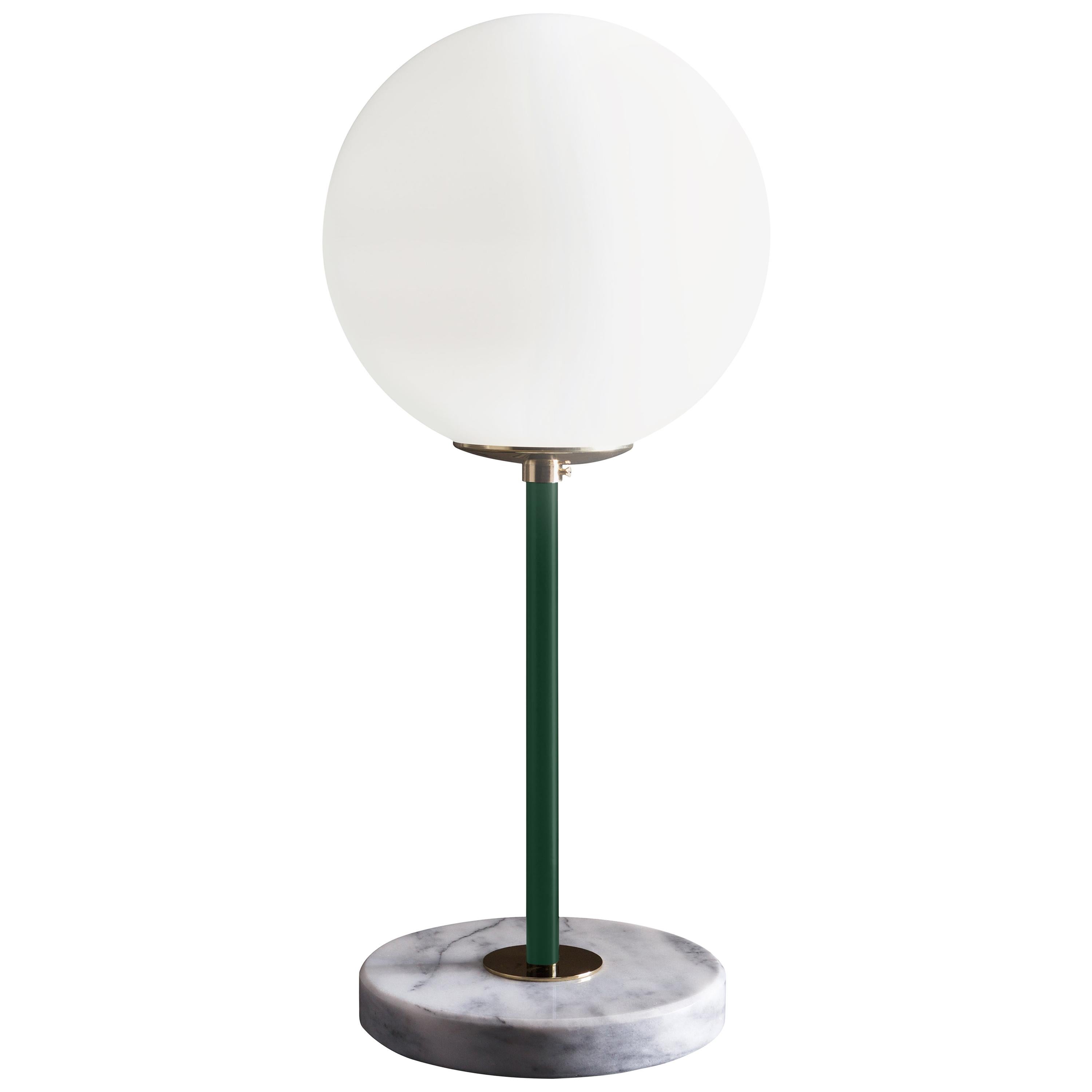 Green Brass Table Lamp 06 by Magic Circus Editions For Sale
