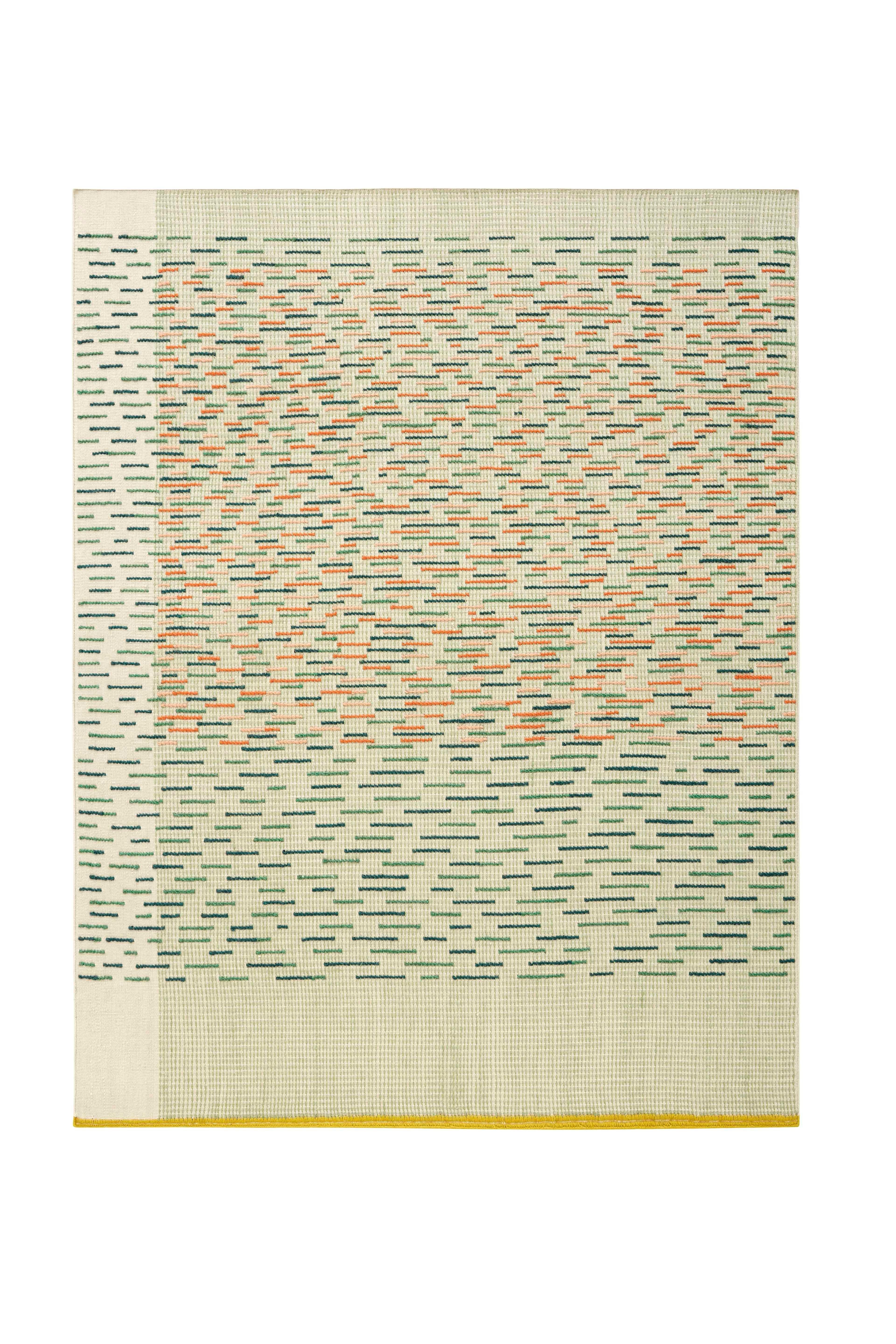 Tappeto Greene & Greene Backstitch di Gandia Blasco
Design/One di Raw Edges
Dimensioni: L 170 x H 240 cm. 
Materiali: 100% lana.
Peso: 6,5 kg

La passione per la vita all'aria aperta, un sogno che si realizza sul bordo di una scogliera nel nord di