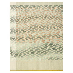 Green Busy Backstitch Rug by Gandia Blasco