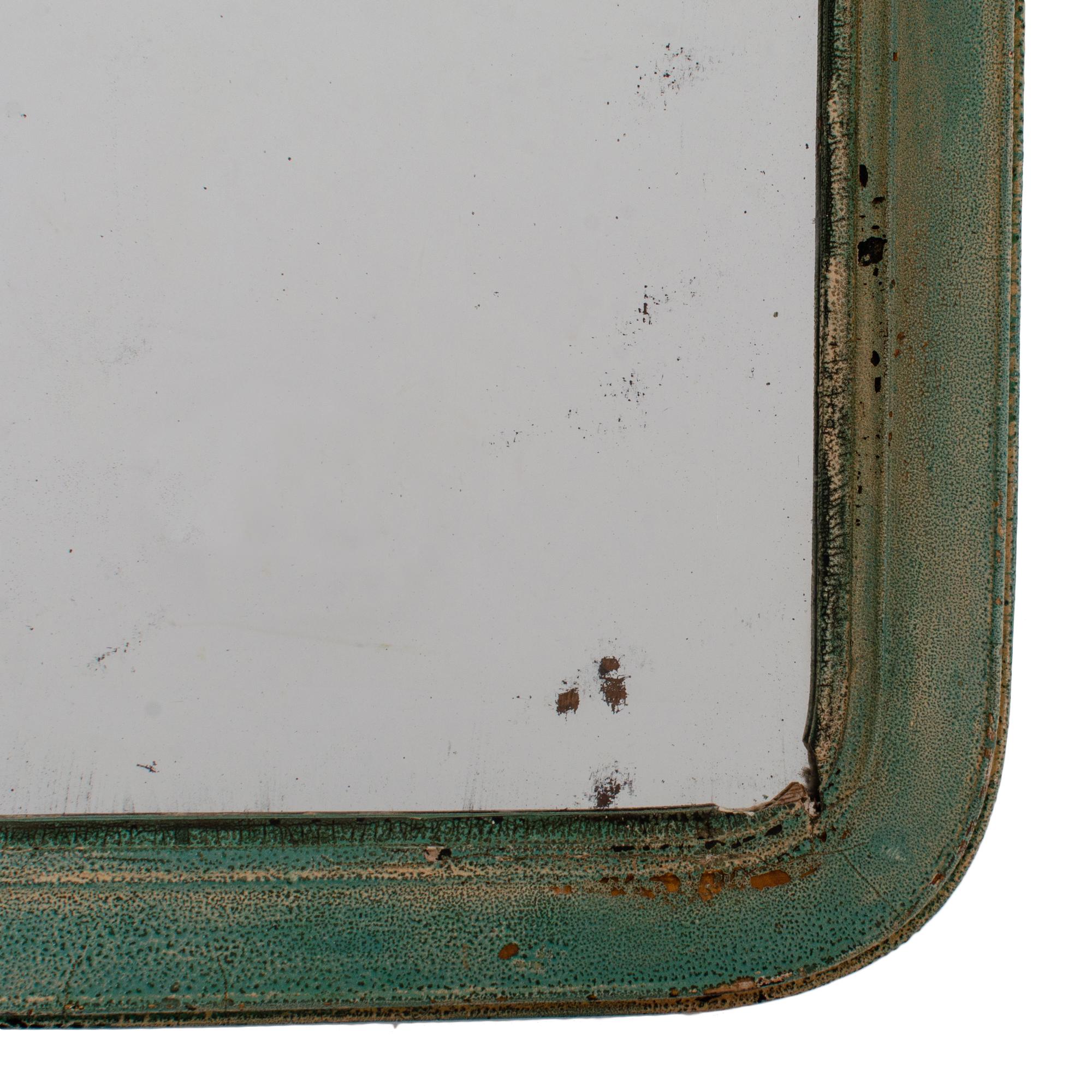 Late 19th Century Green Butler’s Mirror, c.1870 For Sale