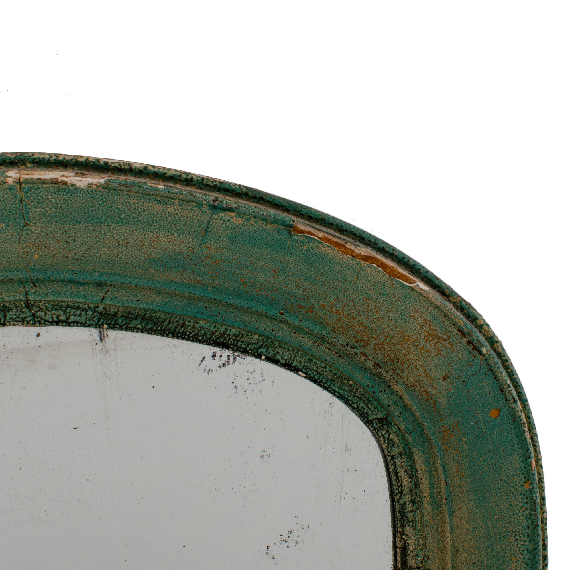 Green Butler’s Mirror, c.1870 For Sale 1