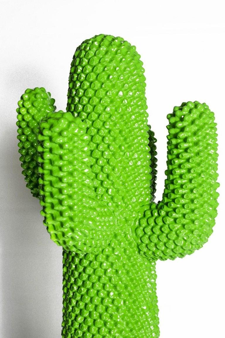 Green cactus is an original creation of design furniture designed by Guido Drocco and Franco Mello for Gufram in 1980s, ad produced by Gufram in 2000s.

It is a coat racks made of plastic. It is one of the icons of Gufram, the most radical of the