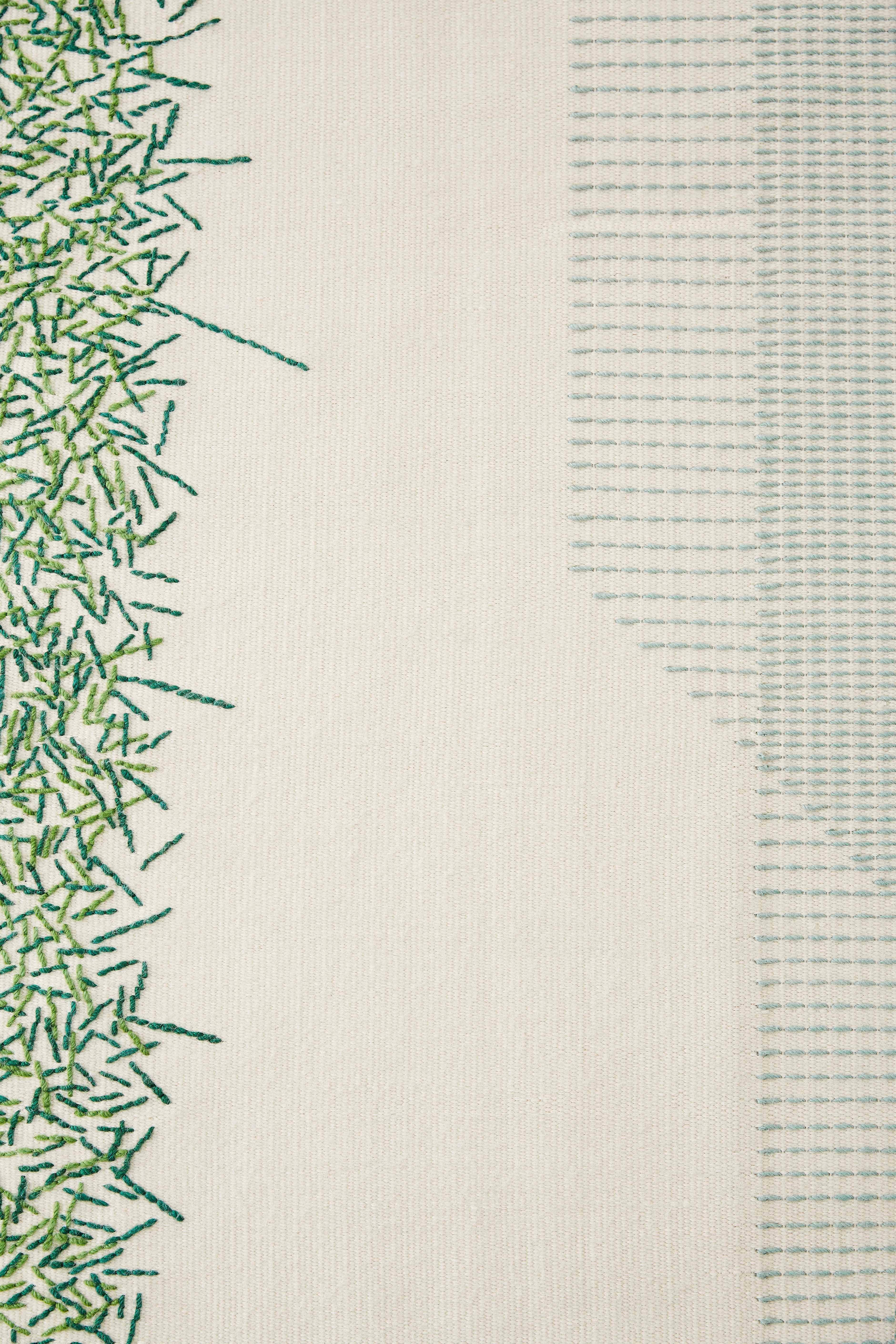 Postmoderno Tappeto Greene Calm Backstitch di Gandia Blasco in vendita
