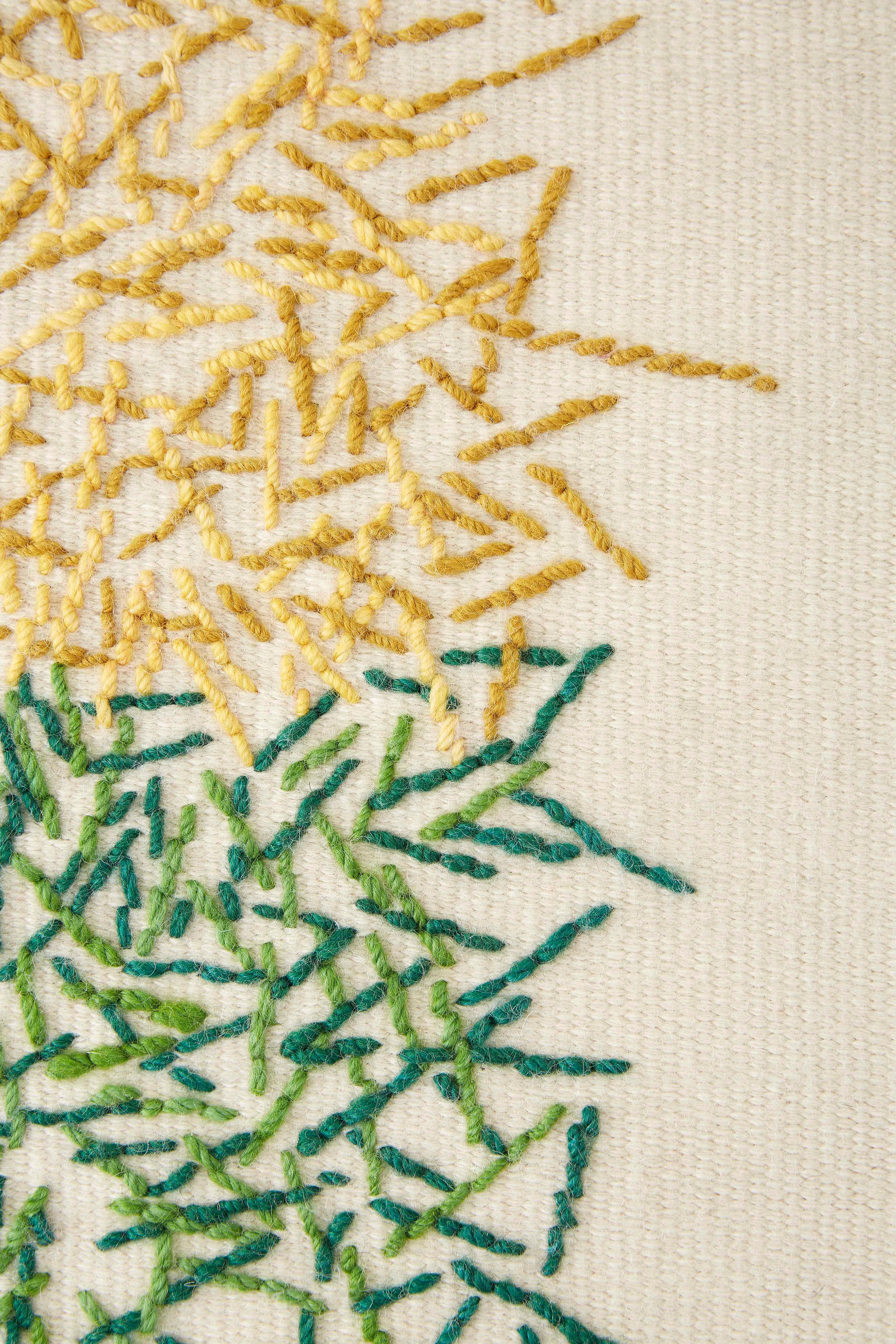 XXI secolo e contemporaneo Tappeto Greene Calm Backstitch di Gandia Blasco in vendita