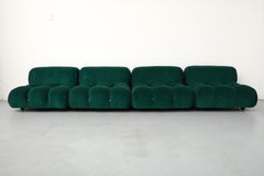'Camaleonda' Sofa by Mario Bellini for B&B Italia in Emerald Green Corduroy