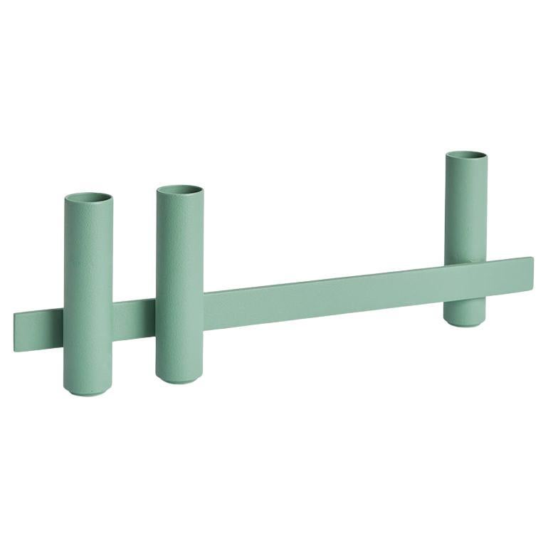 Green Candle Holder by Mason Editions For Sale