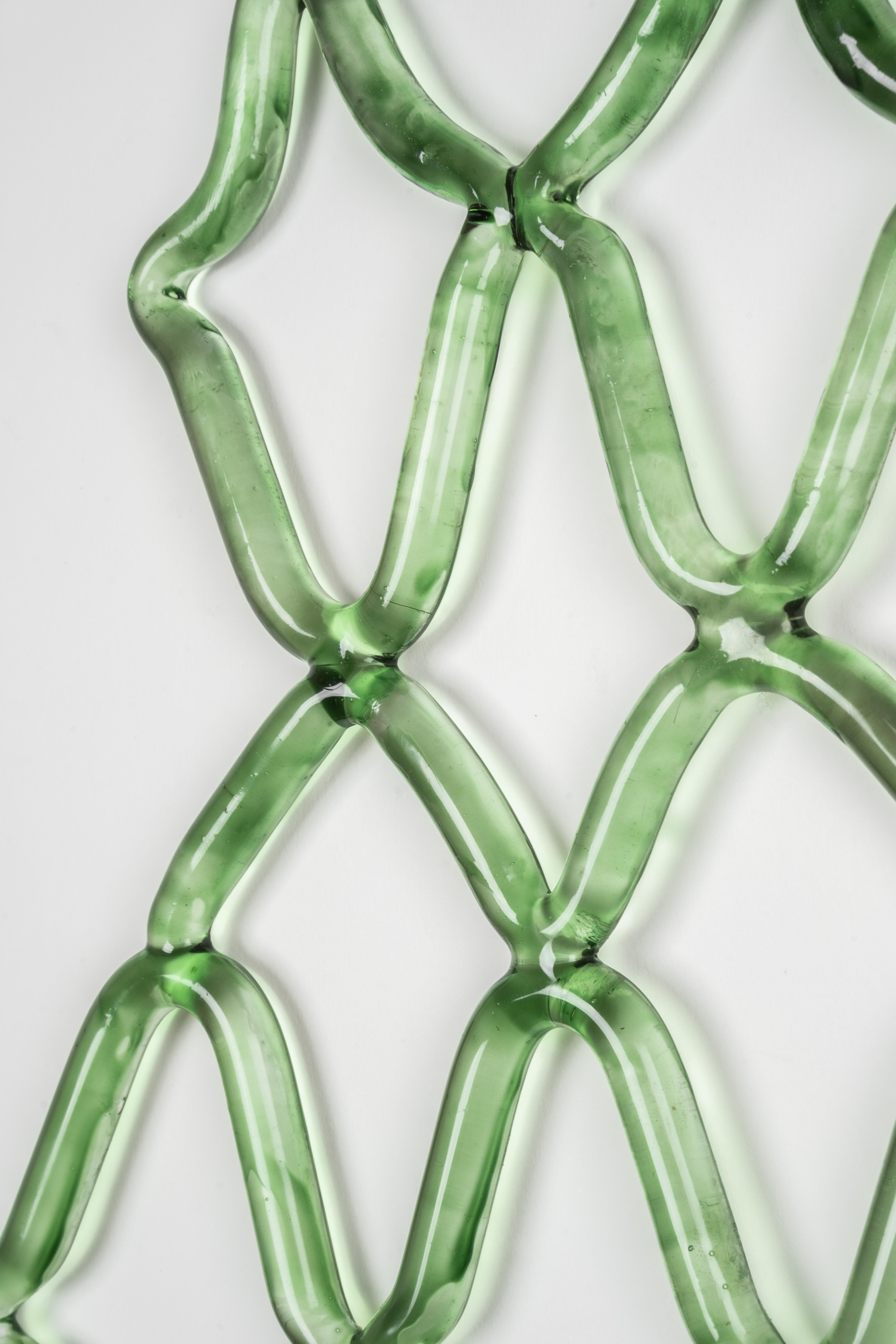 Contemporary Green candleholder For Sale
