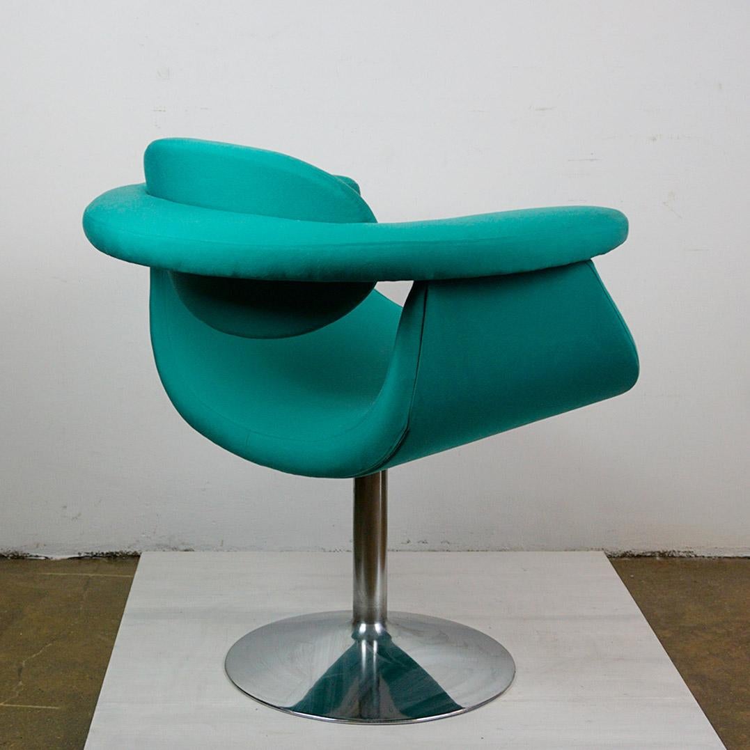 Grüner Kapitänsstuhl von Eero Aarnio für Asko Finnland, 1960er Jahre (Moderne der Mitte des Jahrhunderts) im Angebot