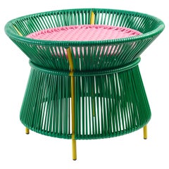 Mesa cesta Caribe verde de Sebastian Herkner