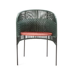 Green Caribe Chic Dining Chair by Sebastian Herkner