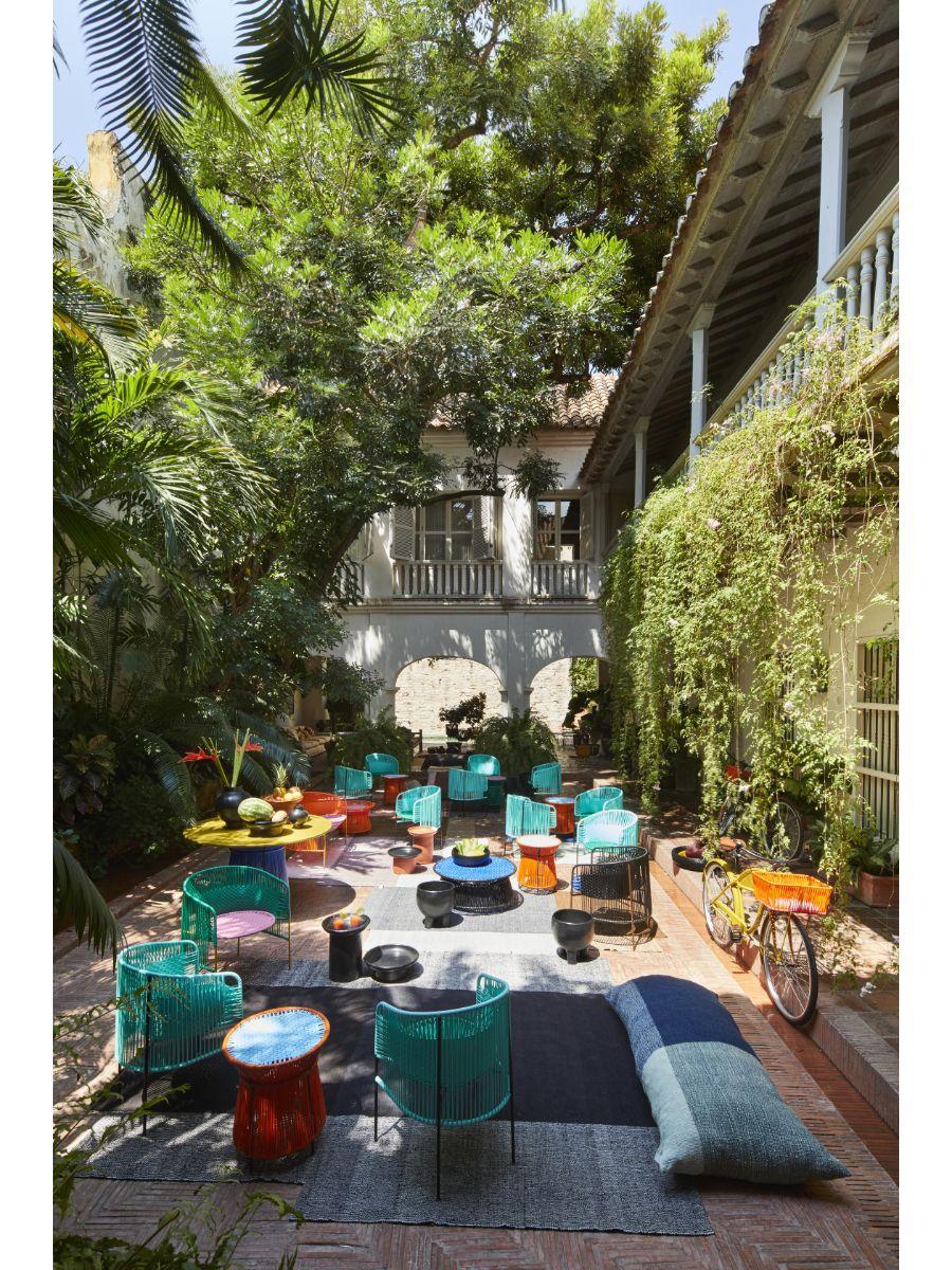 Chaise de salle à manger Caribe verte de Sebastian Herkner en vente 2