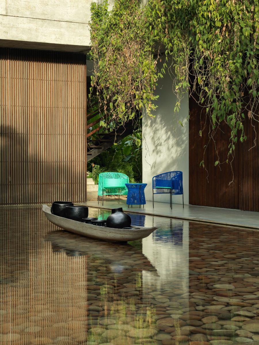 Chaise de salle à manger Caribe verte de Sebastian Herkner en vente 6