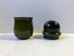 Pillendose 'Palet' mit grünem Gehäuse von Michael Bang für Holmegaard