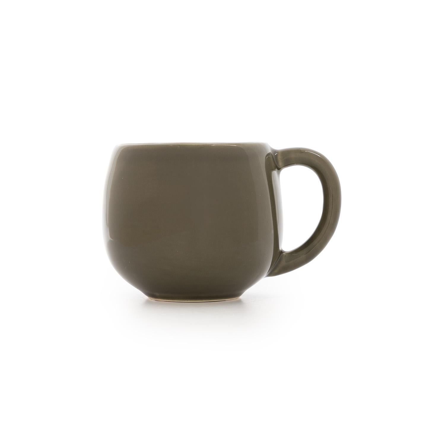 Grünes Espresso-Tasse-Set aus Keramik 0102 (Portugiesisch) im Angebot