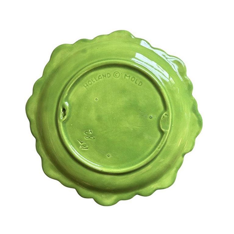 American Green Ceramic Lettuce Cabbageware Serving Tureen after Dodie Thayer, 1978 For Sale