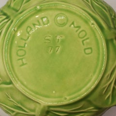 Green Ceramic Lettuce Cabbageware Serving Tureen after Dodie Thayer