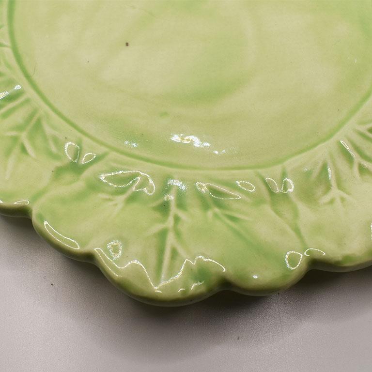 Grüne Servierterrine aus grüner Keramik mit Gewürz nach Dodie Thayer (Glasiert) im Angebot
