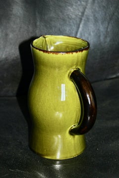 Pichet en céramique verte par Poet Laval