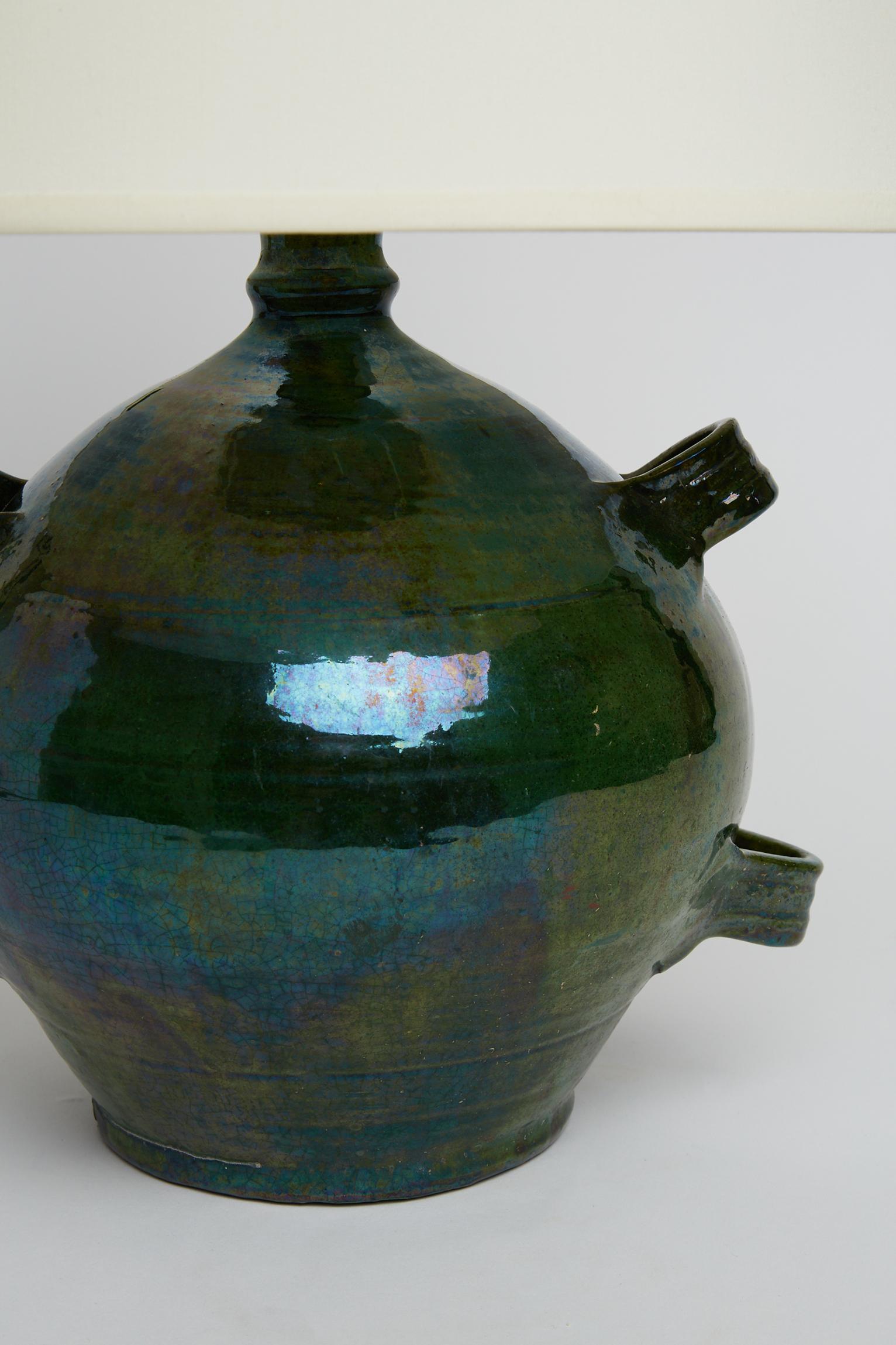 Green Ceramic Table Lamp 4