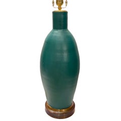 Green Ceramic Table Lamp