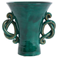 Green Ceramic Vase