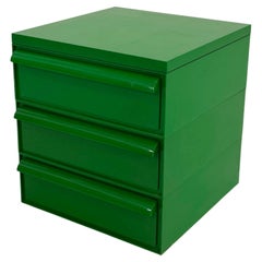 Green Chest of Drawers by Simon Fussell for Kartell, 1970s