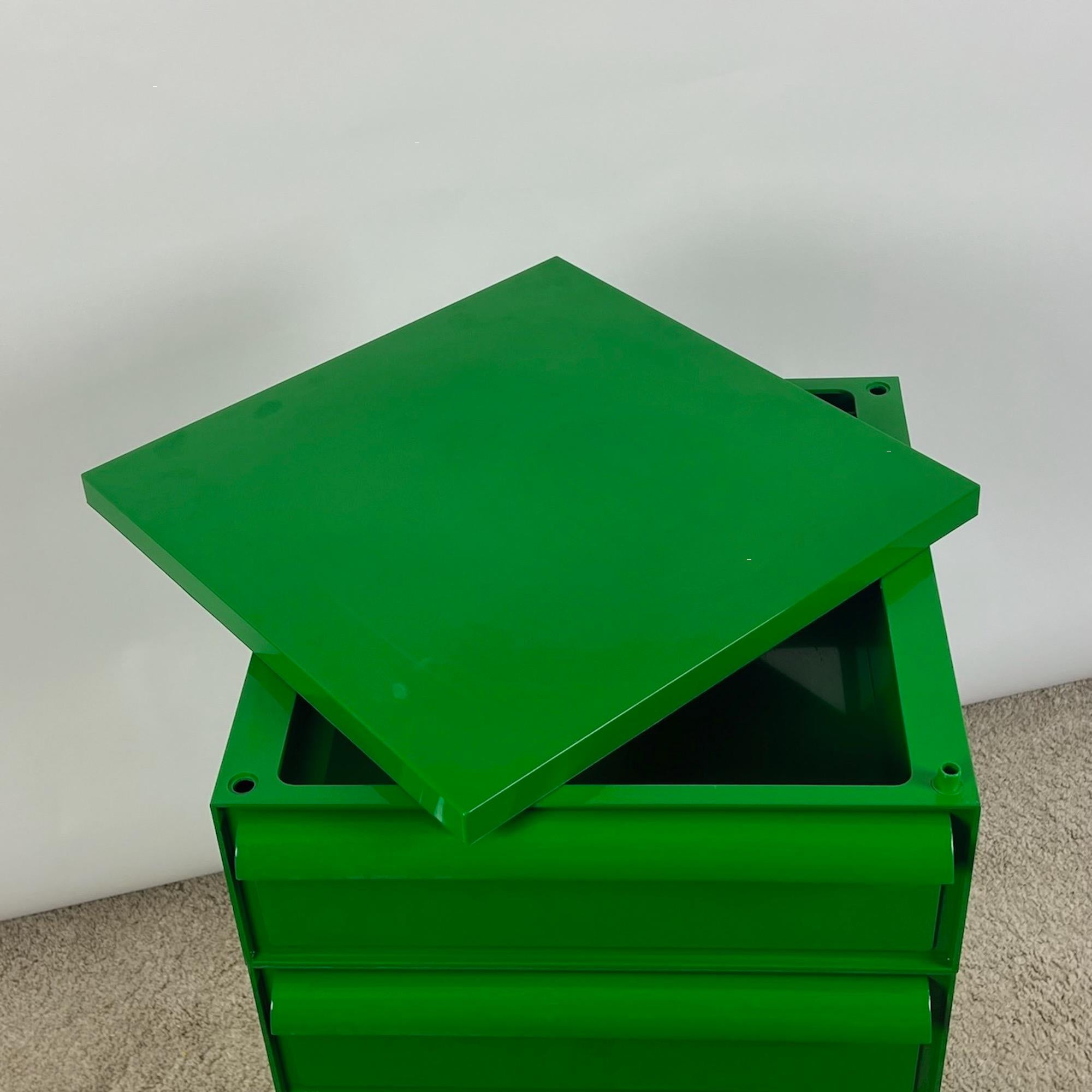 Green Chest of Drawers Model 4602 by Simon Fussell for Kartell, 1970s 1