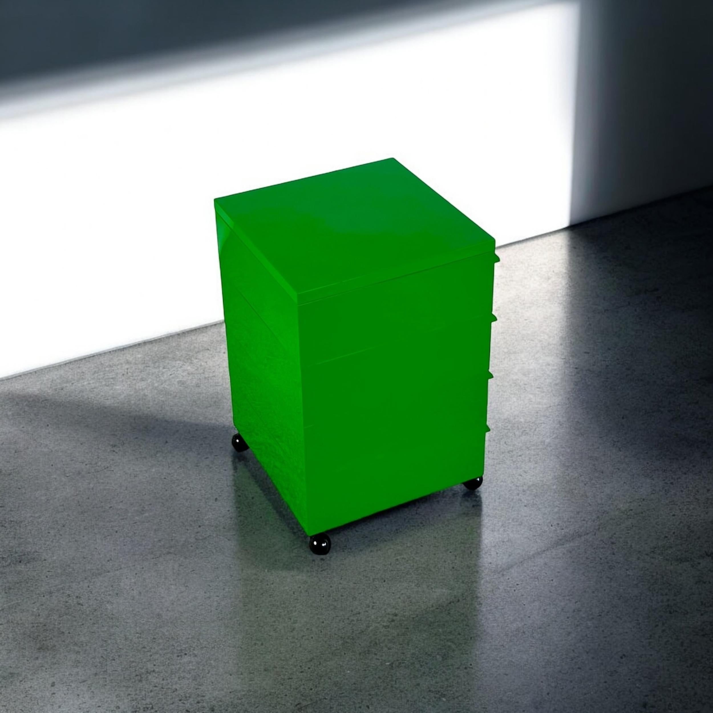 Green Chest of Drawers Model 4602 by Simon Fussell for Kartell, 1970s 2