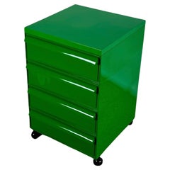 Green Chest of Drawers Model 4602 by Simon Fussell for Kartell, 1970s