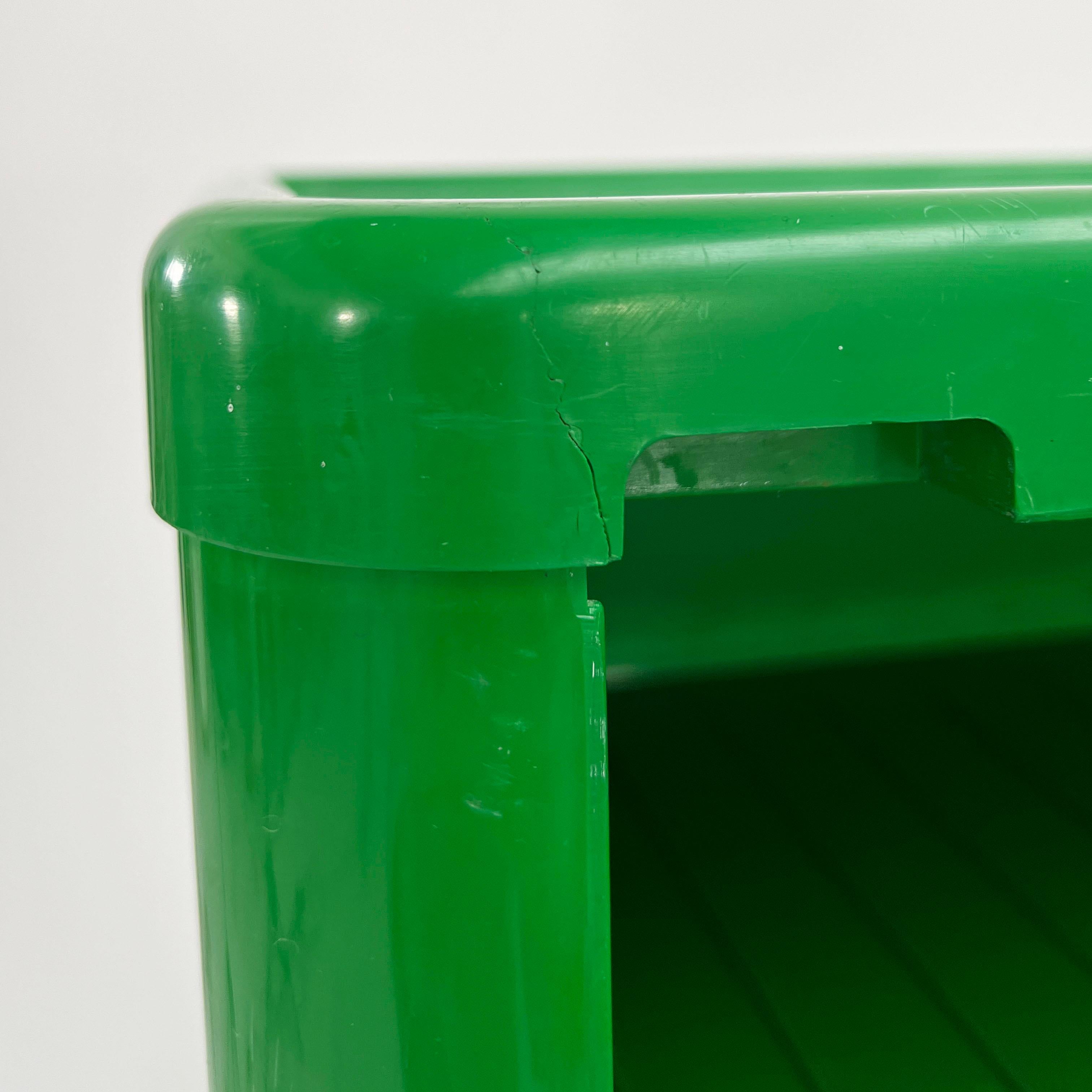 Green Chest of Drawers Model “4964” by Olaf von Bohr for Kartell, 1970s 5